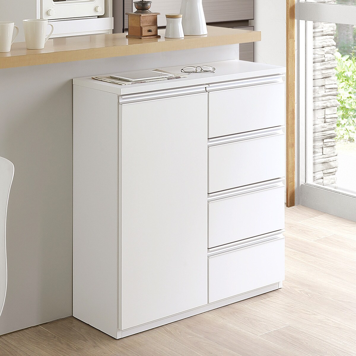 楽天市場】薄型キャビネット引き出しタイプ ニトリ 【配送員設置商品