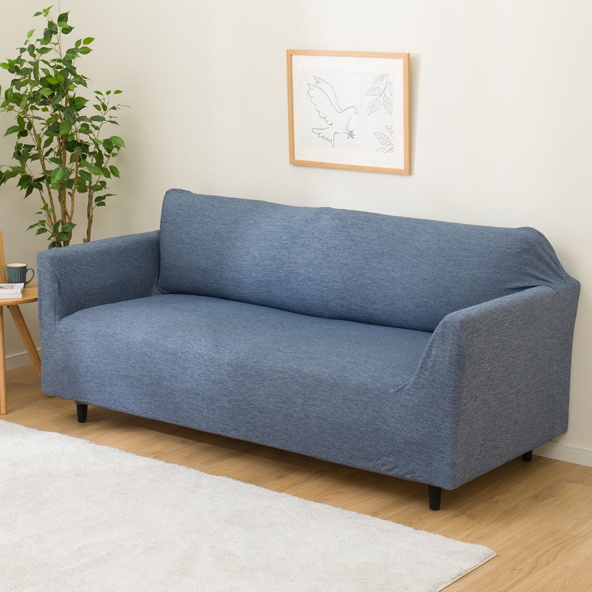 楽天市場】肘付ストレッチソファカバー 3人掛け用 Lサイズ(SC-A07MT