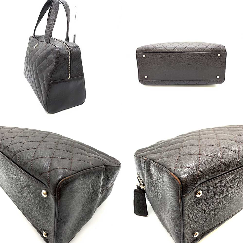 楽天市場】シャネル バッグ マトラッセ ミニボストンバッグ ダーク