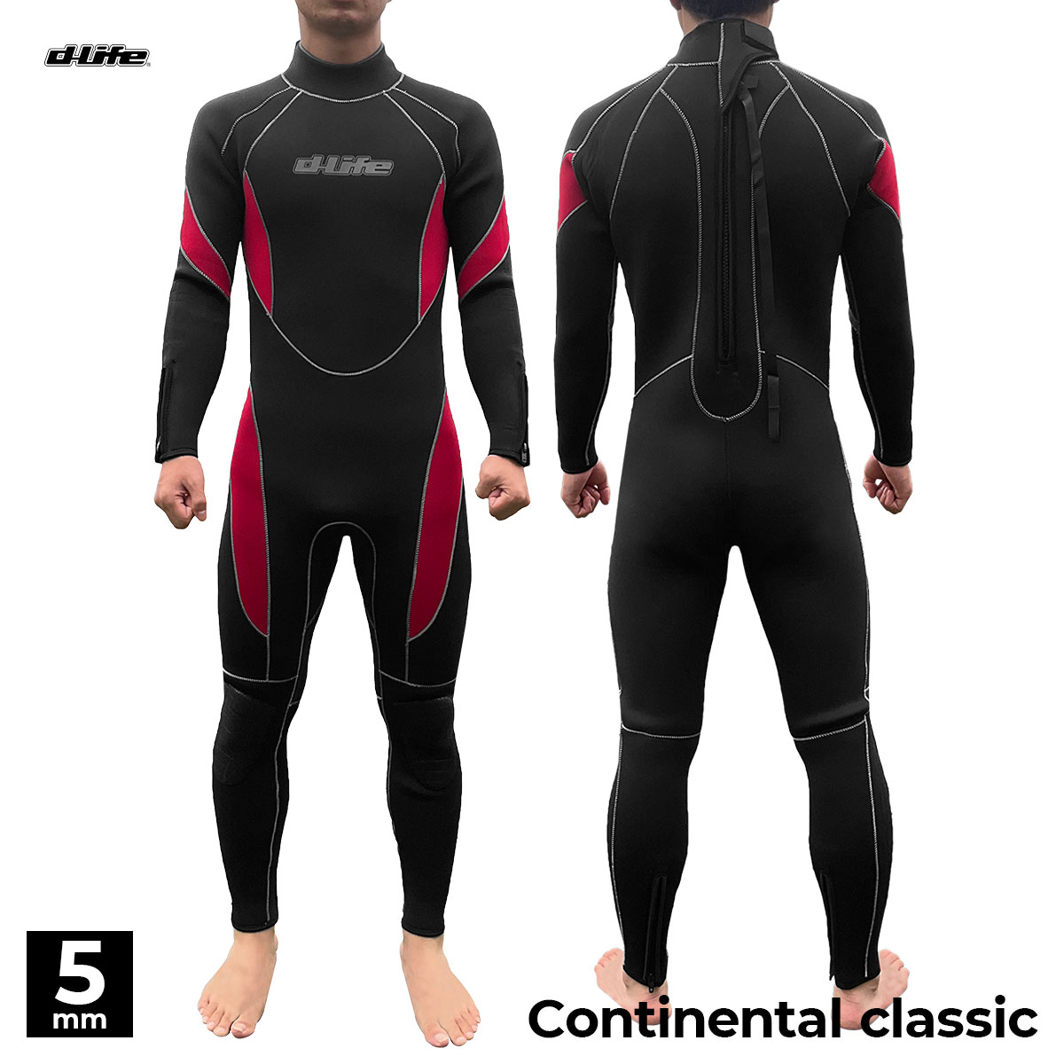 楽天市場】dlife ディライフ 5mm ウェットスーツ コンチネンタル