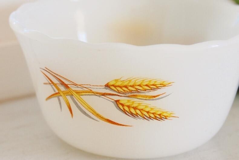 Fire king ファイヤーキングアンティークボウルと中皿2セット(4点