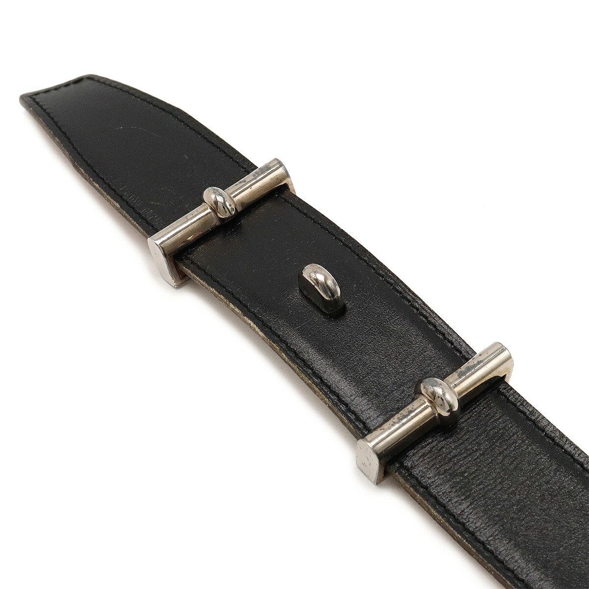 楽天市場】【アパレル】HERMES エルメス リバーシブル ベルト レザー