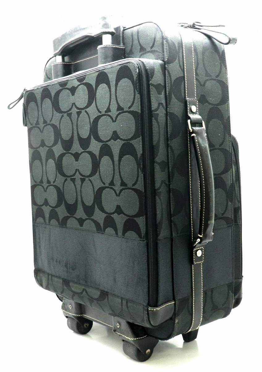 楽天市場】【バッグ】COACH コーチ シグネチャー キャリーケース