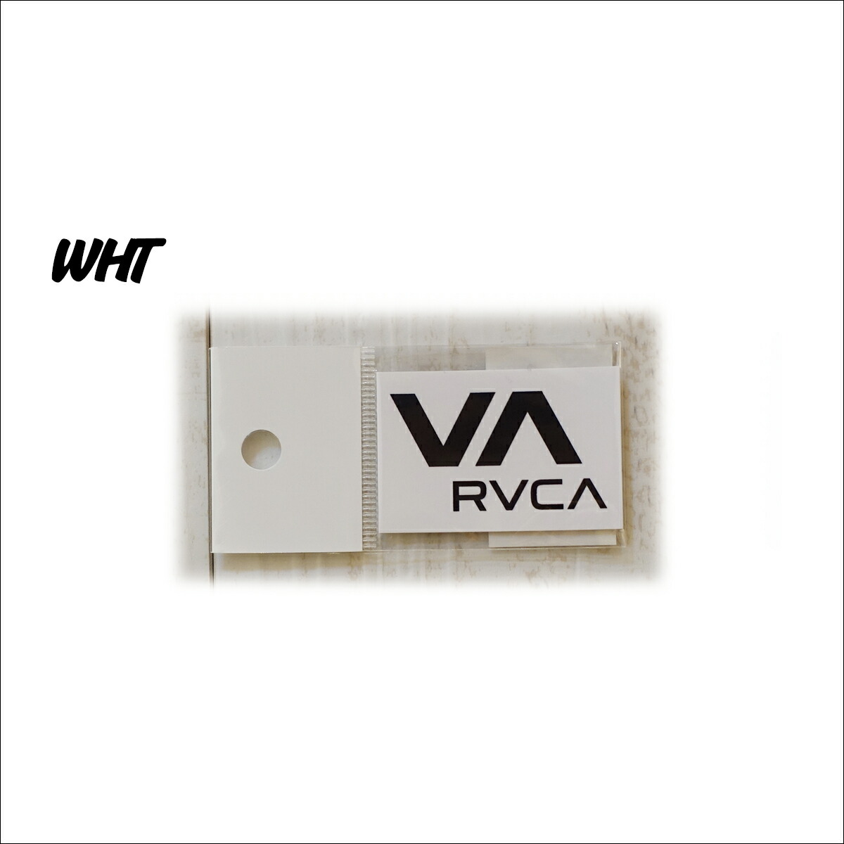 楽天市場】RVCA ルーカ シール ステッカー VA RVCA W48 STICKER ロゴ