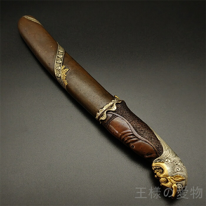 古い時代の拵（刀装具） 骨董品 木製 古い時代の拵（刀装具） 骨董