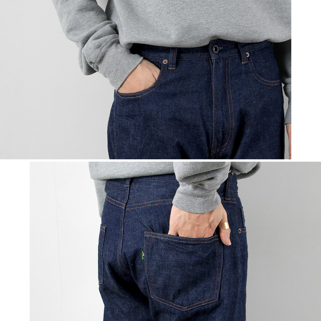 楽天市場】FOB FACTORY（FOBファクトリー） F1147 ワイドデニム5P