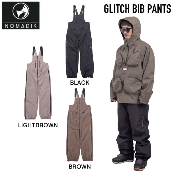 楽天市場】【NOMADIK】ノマディック GLITCH BIB PANTS メンズ スノー