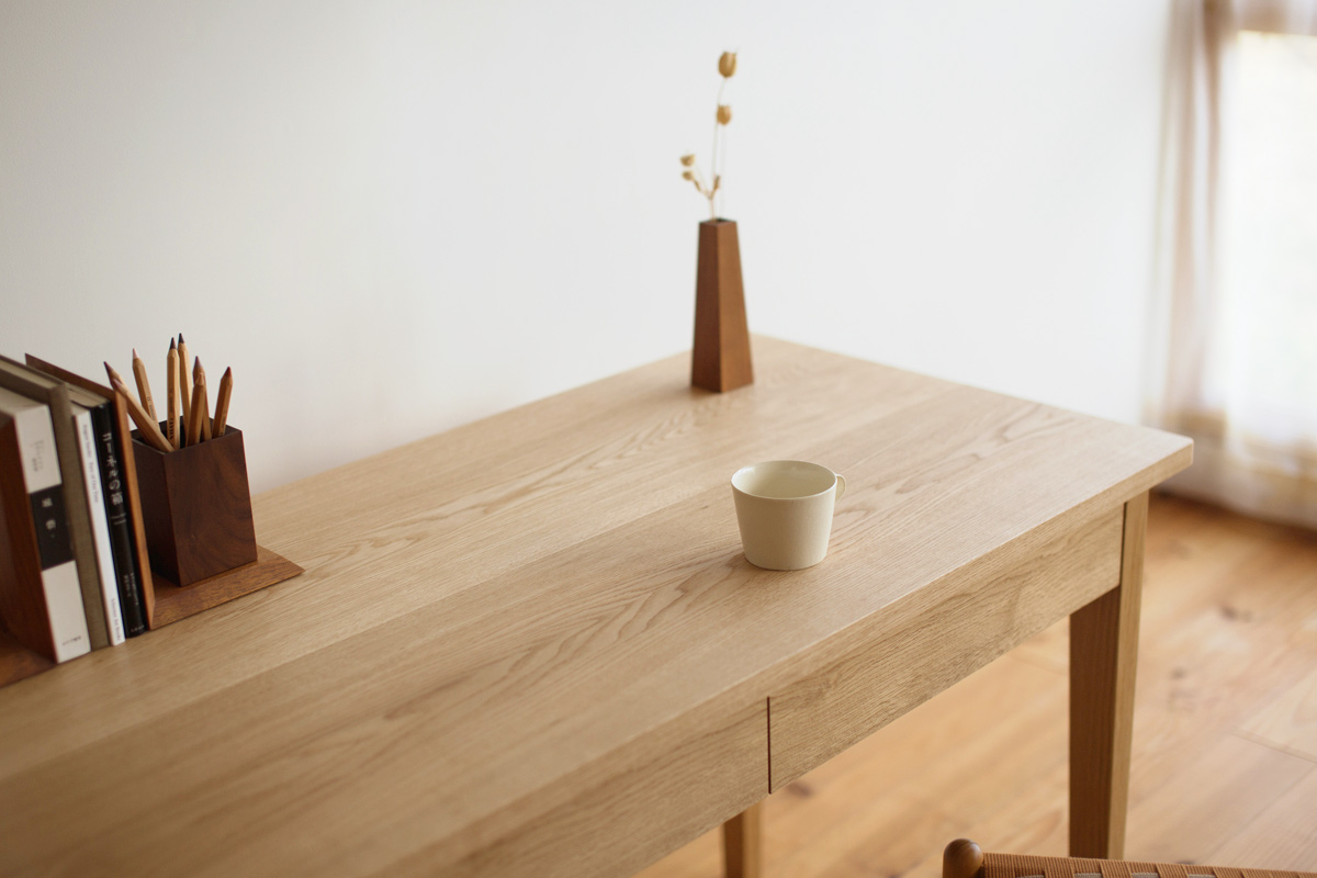 オーダー家具・D-133 ナラ材のオーダーデスク デスク5132アレンジ 家具