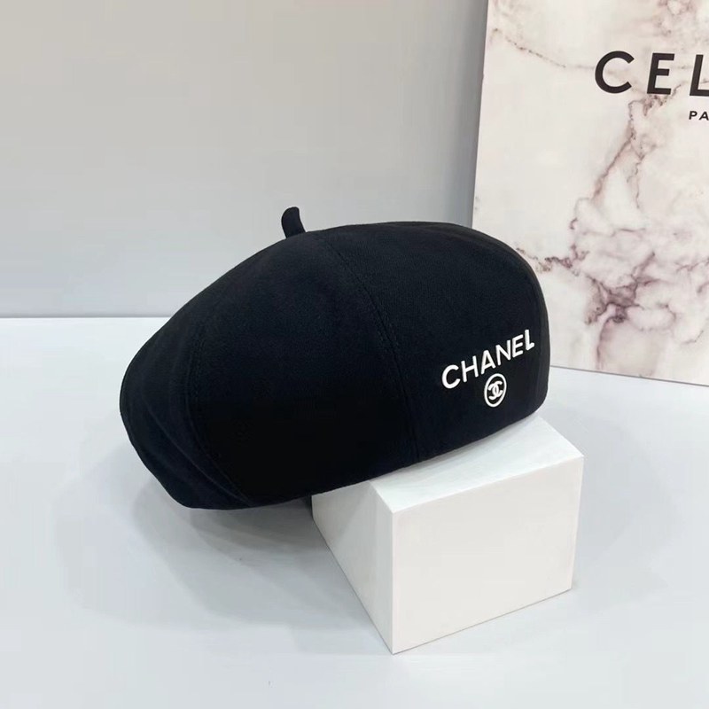 ハイブランドChanel シャネル帽子ベレー帽ブランドパロディレディース