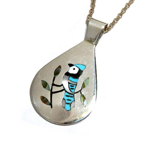 インディアンジュエリー / インレイ・ペンダント