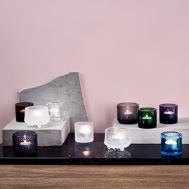 キビ キャンドルホルダー グレーiittala/Arabia|北欧食器のイッタラ