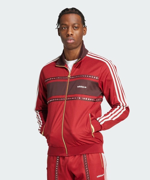 adidas トラックジャケット ボルドー XL 希少カラー adidas