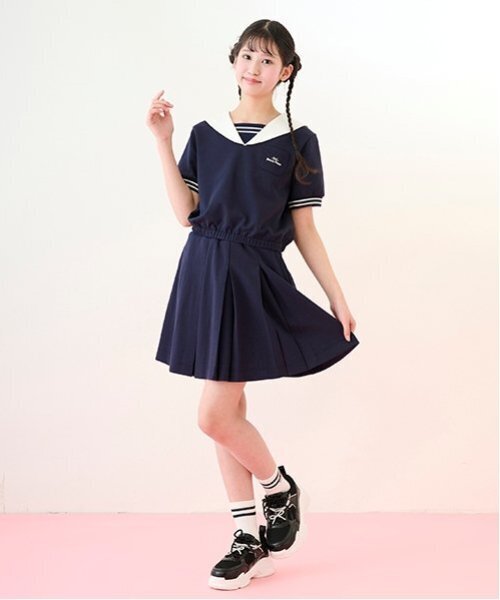 mezzo piano Junior（メゾピアノ ジュニア） セットアップ 「ニコプチ