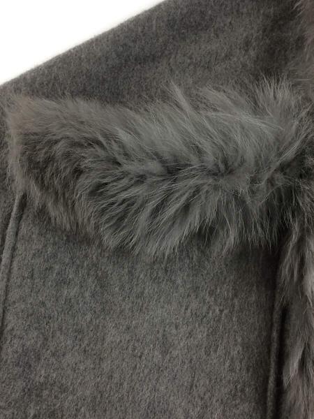 GRACE CONTINENTAL Diagram ファーフード付きストール