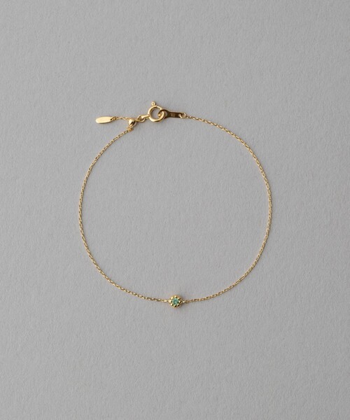 K18YG フルール ブレスレット（誕生石 5・7・9月）（ブレスレット