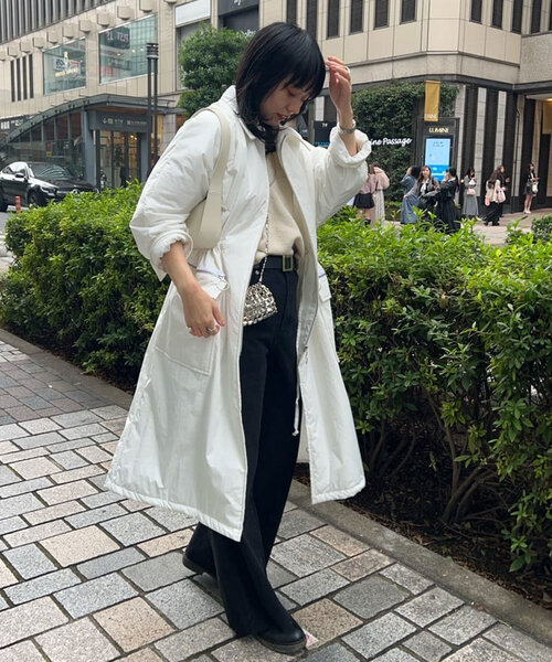 SHENERY（シーナリー）の「【2サイズ展開/軽くて暖かい】中綿ロング