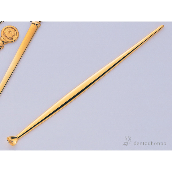 送料無料】 K18 耳かき 無地大 / 匠 高級 耳掻き お土産 ブランド