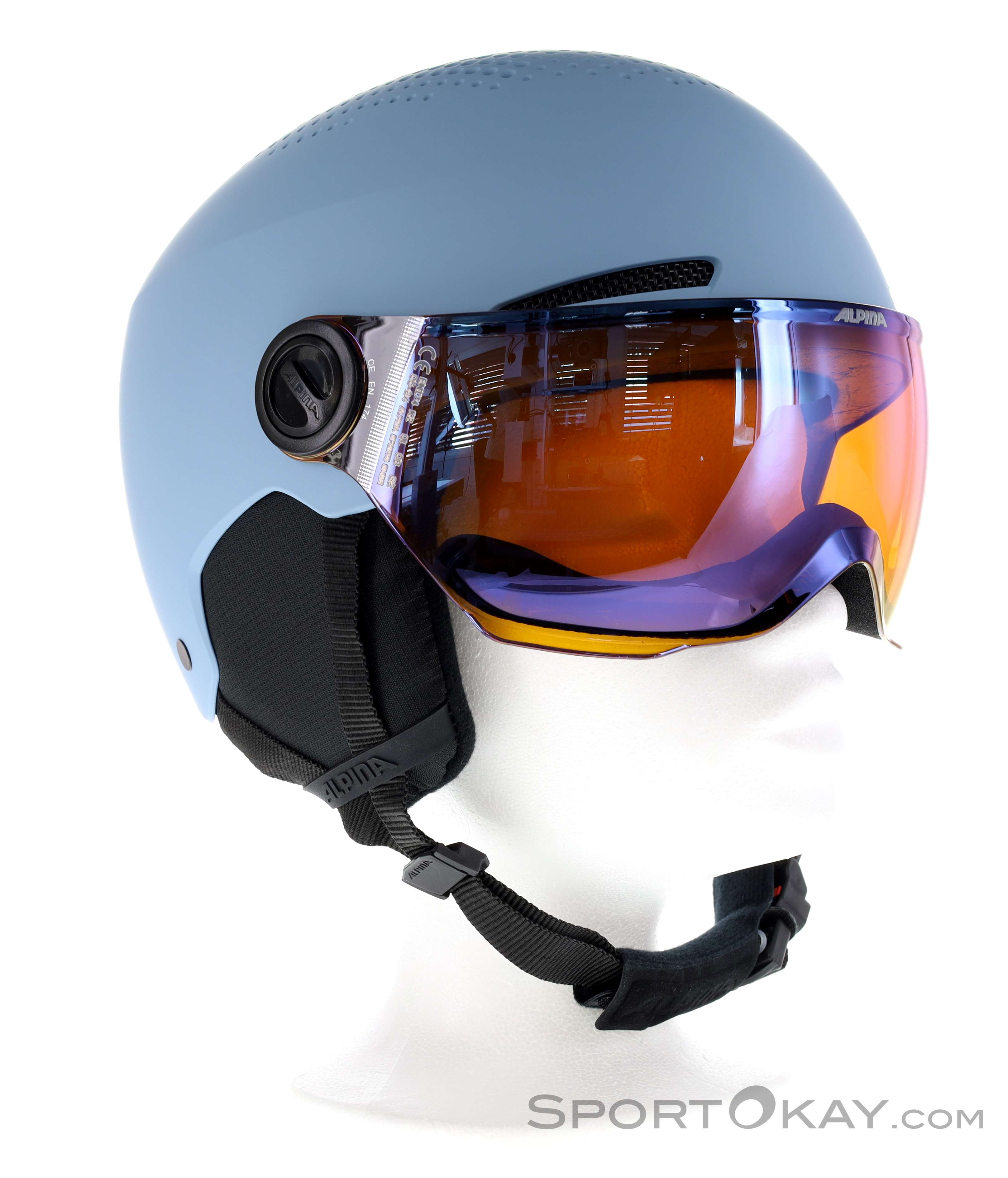 Alpina Zupo Visor Q-Lite Kids Ski Helmet - Ski Helmets - Ski