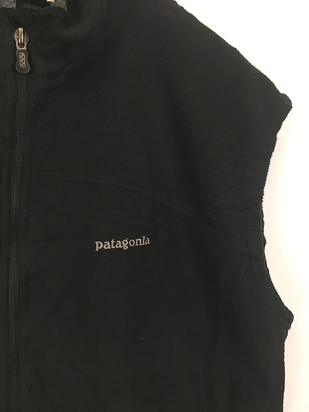 古着 06s USA製 Patagonia ワンポイント ソリッド シンチラ フリース