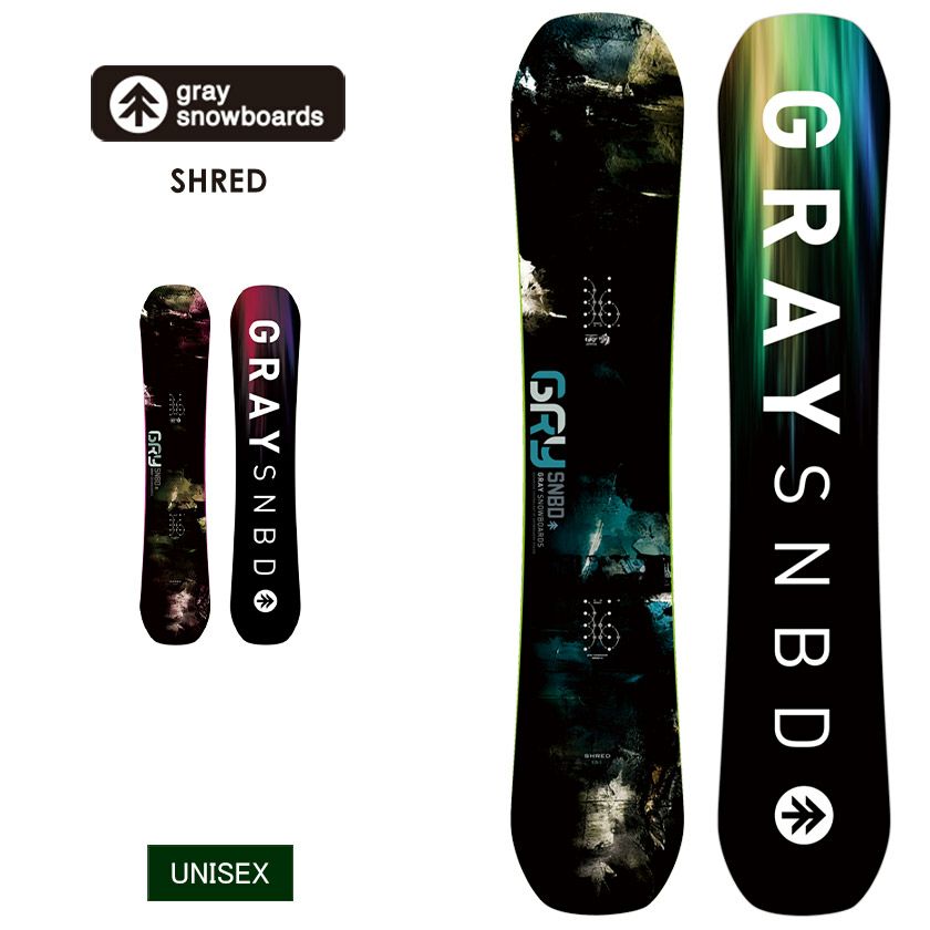 無料ワックスサービス有】24-25 2025 GRAY グレイ SHRED シュレッド
