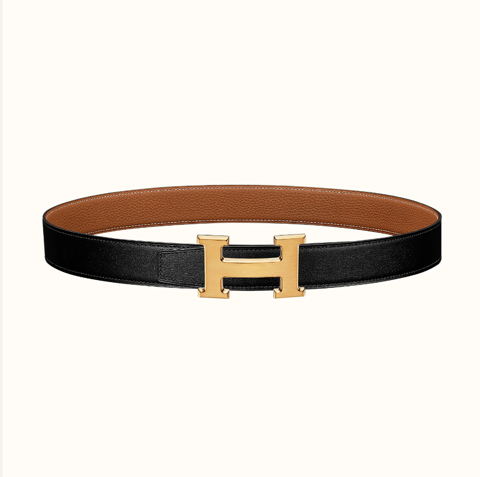 Size 90 NEW Hermes Constance H Men Belt & Reversible leather strap