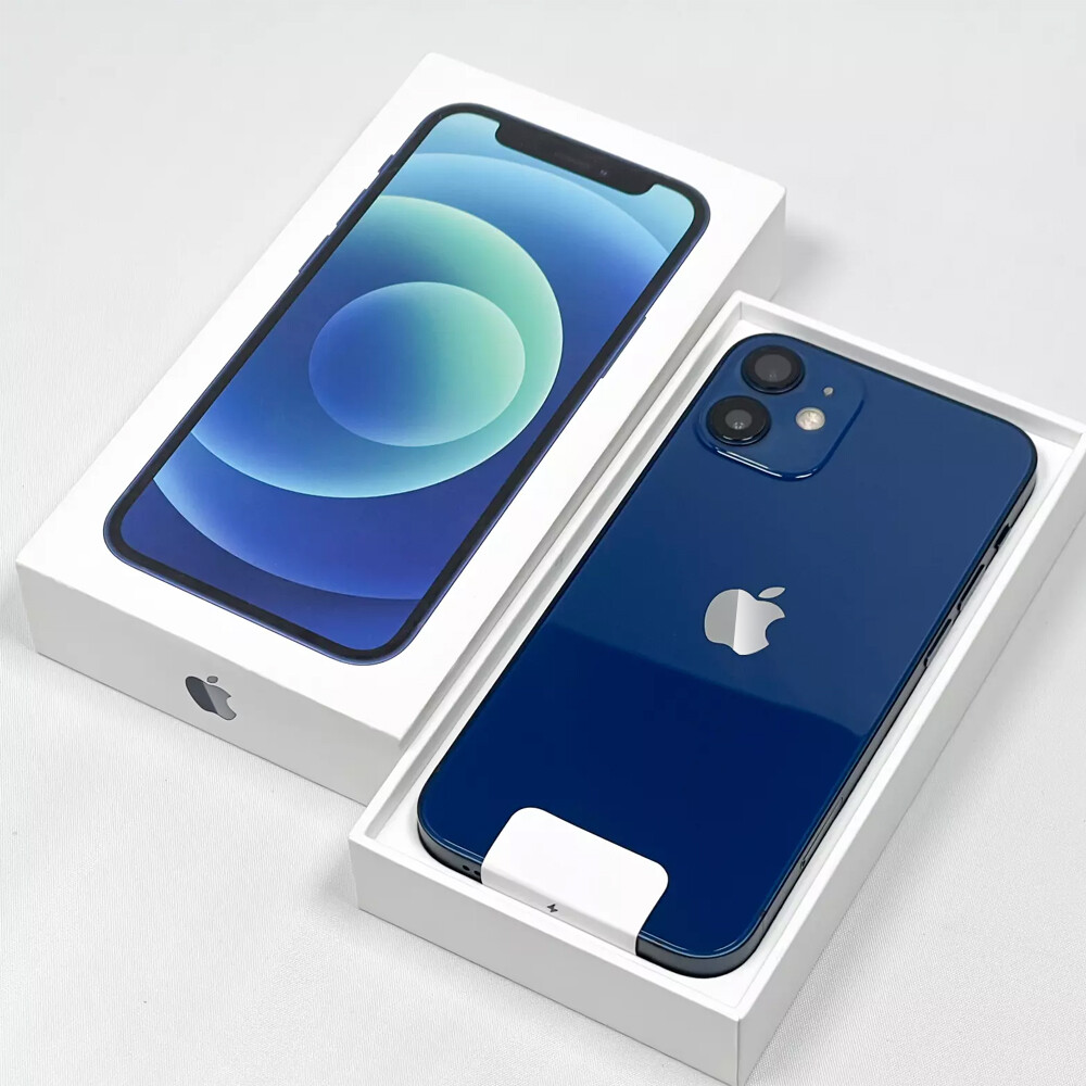 iPhone 12 64GB ブルー SIMロックあり ジャンク品 箱あり iPhone 12