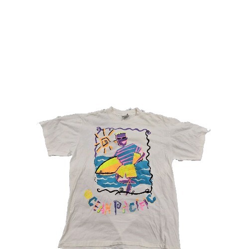 Vintage 80's Ocean Pacific OP Surfer One Size Fits All T-Shirt