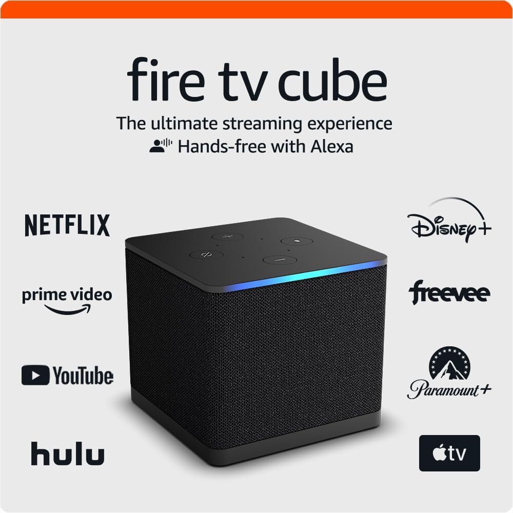 New Amazon - Fire TV Cube 3rd Gen (newest model) Stream, Alexa, Wi
