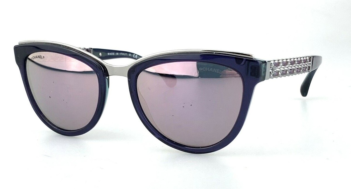 Chanel Sunglasses mod. 5361-Q c. 1576/5R Cat Eye Lambskin Chain