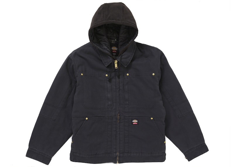 Supreme Dickies Hooded Work Jacket Black Men's - FW24 - US