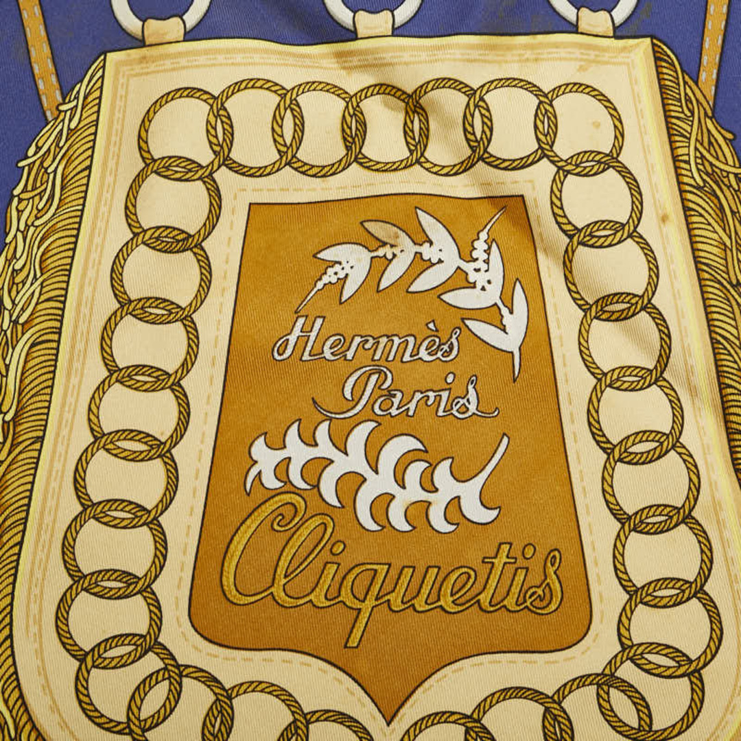 HERMES - エルメス カレ90 Cliquetis カチカチ 剣柄 スカーフ シルク