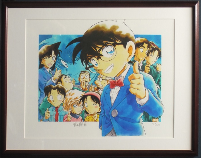 値下げ可】名探偵コナン 青山剛昌氏 直筆サイン なぜ？名探偵コナンの