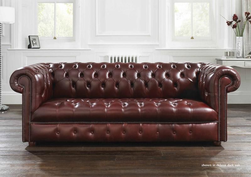 ウインザー 3シーター チェスターフィールドソファ - ディスティン
