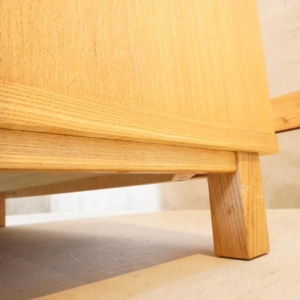 稀少な無印良品(MUJI)の木製チェスト6段ワイド・タモ材です