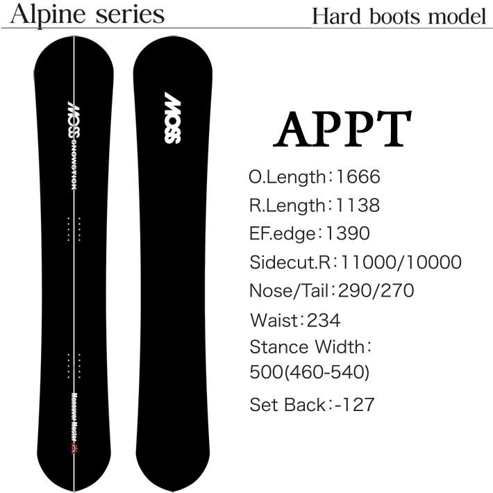 genten（ゲンテン） ラスト1本 25-26 MOSS SNOWSTICK アルペンボード