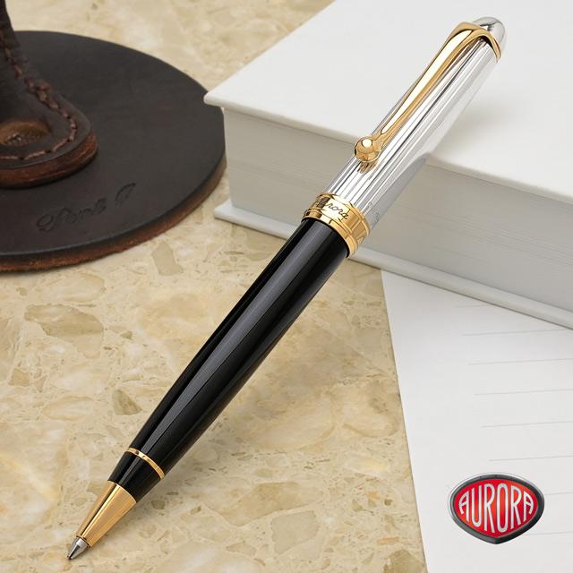 88 AURORAアウロラ ボールペン オタントット ソリッドシルバーキャップ