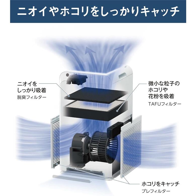 ストリーマ ダイキン ACM555A-W ストリーマ空気清浄機 ホワイト 2025年