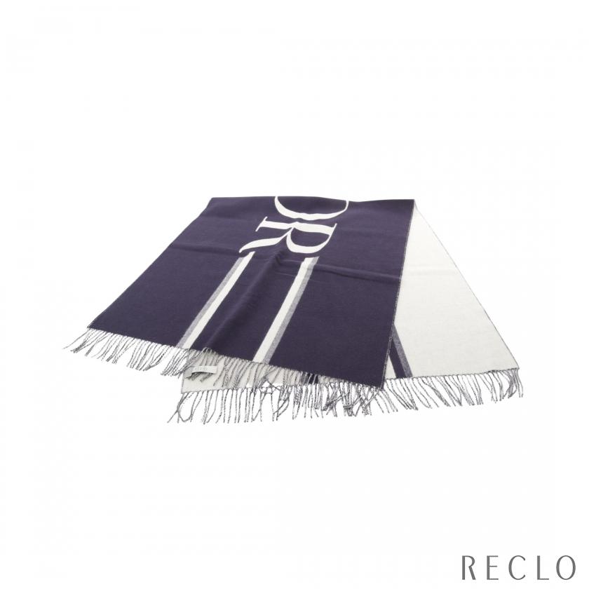 Christian Dior（クリスチャン・ディオール） マフラー ロゴ カシミヤ