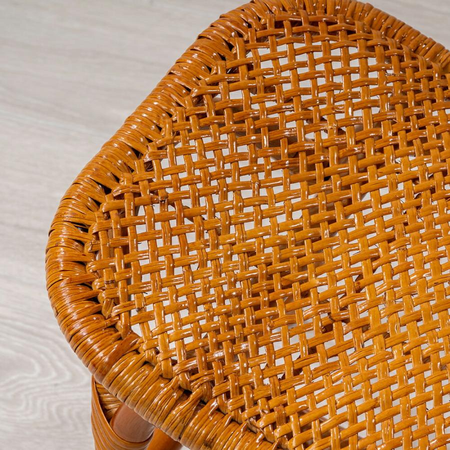 天然籐スクエアスツール ラタン スツール 椅子 チェア イス 籐 天然籐