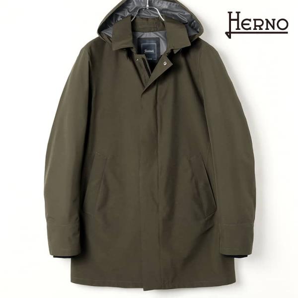 HERNO（ヘルノ） HERNO / ヘルノGORE-TEX PACLITEフード付きカーコート