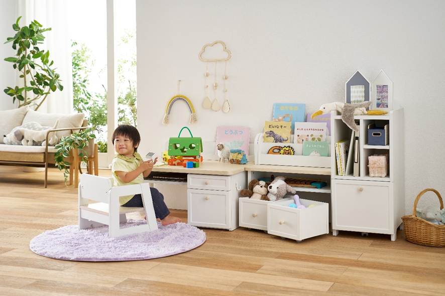 ターコイズ⭐︎】 コイズミ学習デスク ③シェルフ下段 商品をさがす