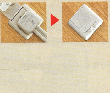 温水ルームヒーター用温水コンセント＜床埋込タイプ＞VH-OCS-12JC