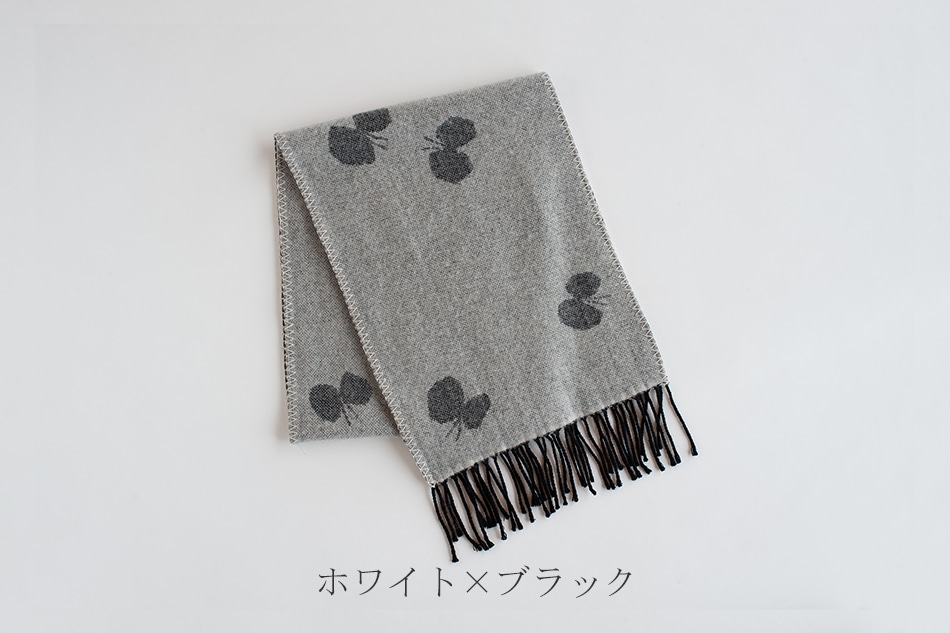 大幅値下げ ミナペルホネン カシミヤストール white 大幅値下げ ミナ