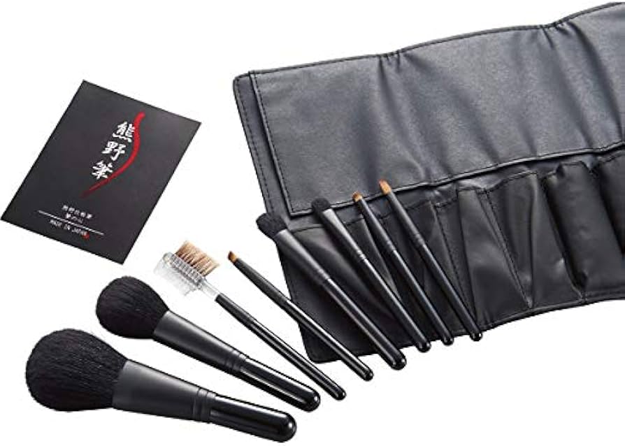 Amazon.co.jp: ゼニス 熊野化粧筆セット 筆の心 KFI-258KK 8本
