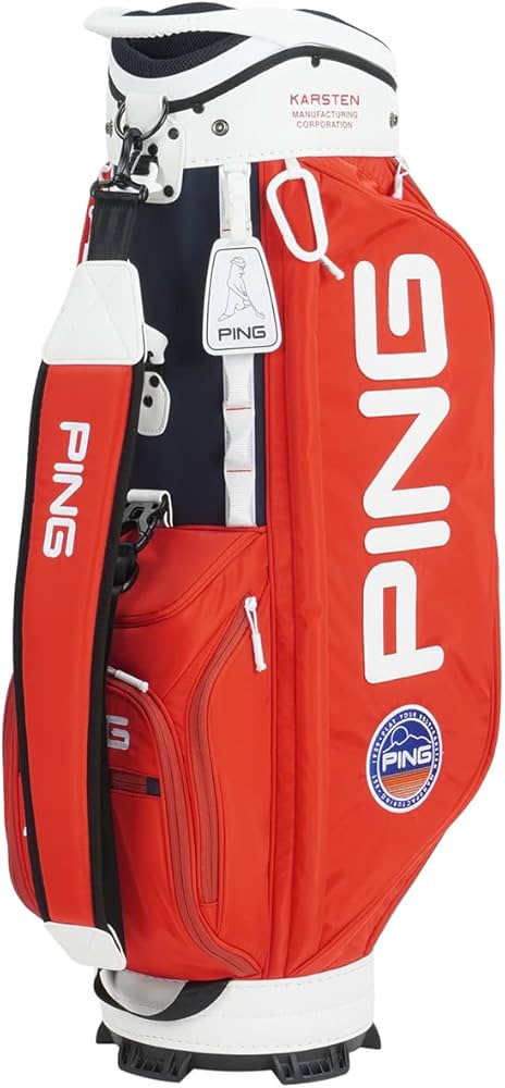 子供用 PING スタンドゴルフバッグ 赤 子供用 PING スタンドゴルフ