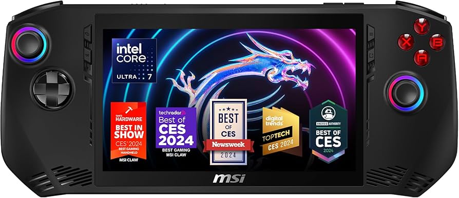 Amazon.com: msi Claw PC Gaming Handheld: Intel Ultra 7-155H, 7