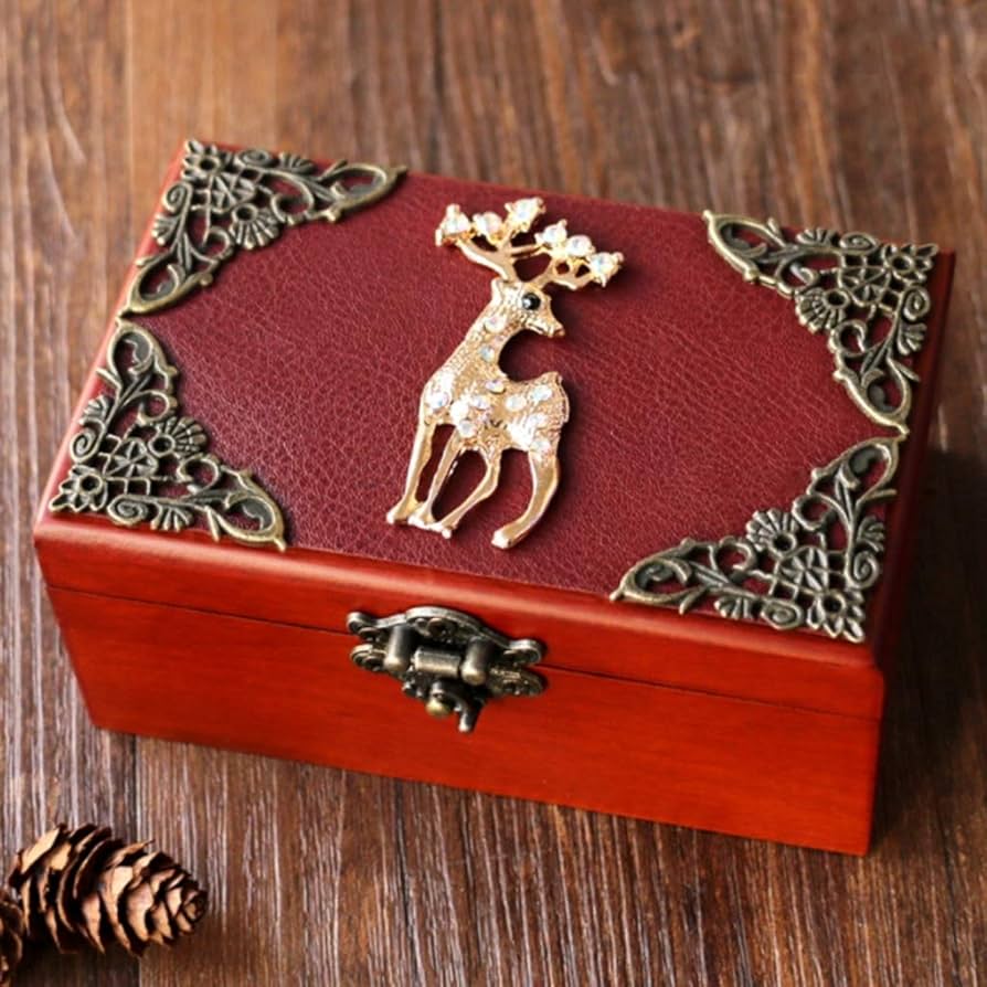 Amazon.co.jp: オルゴール 贈り物 レトロな音色ボックス、ジュエリーの