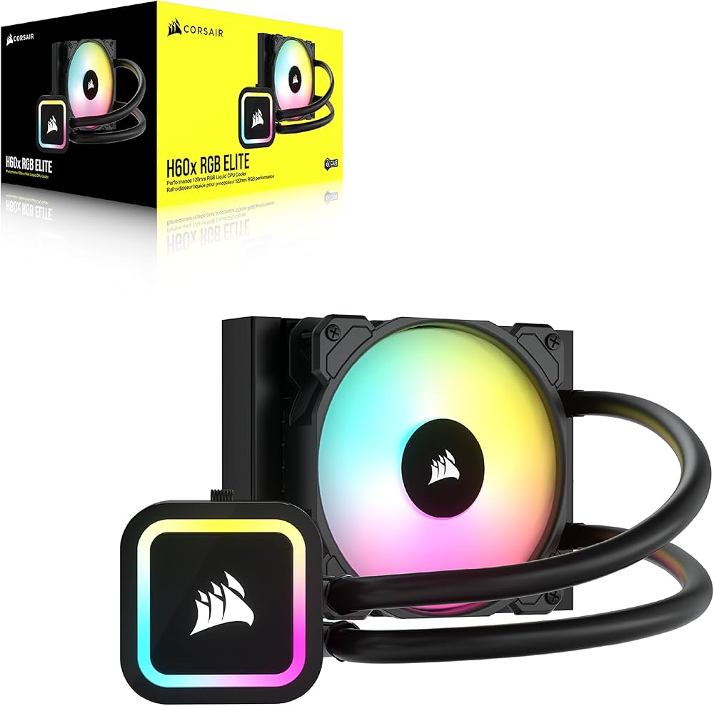Amazon | CORSAIR iCUE H60x RGB ELITE 水冷式 CPU クーラー AirGuide
