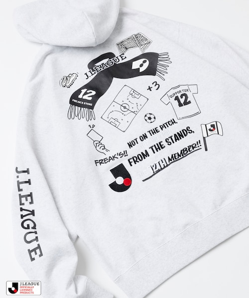 J.LEAGUE × FREAK'S STORE 別注SUPPORTERS ZIP HOODIE【Jリーグ