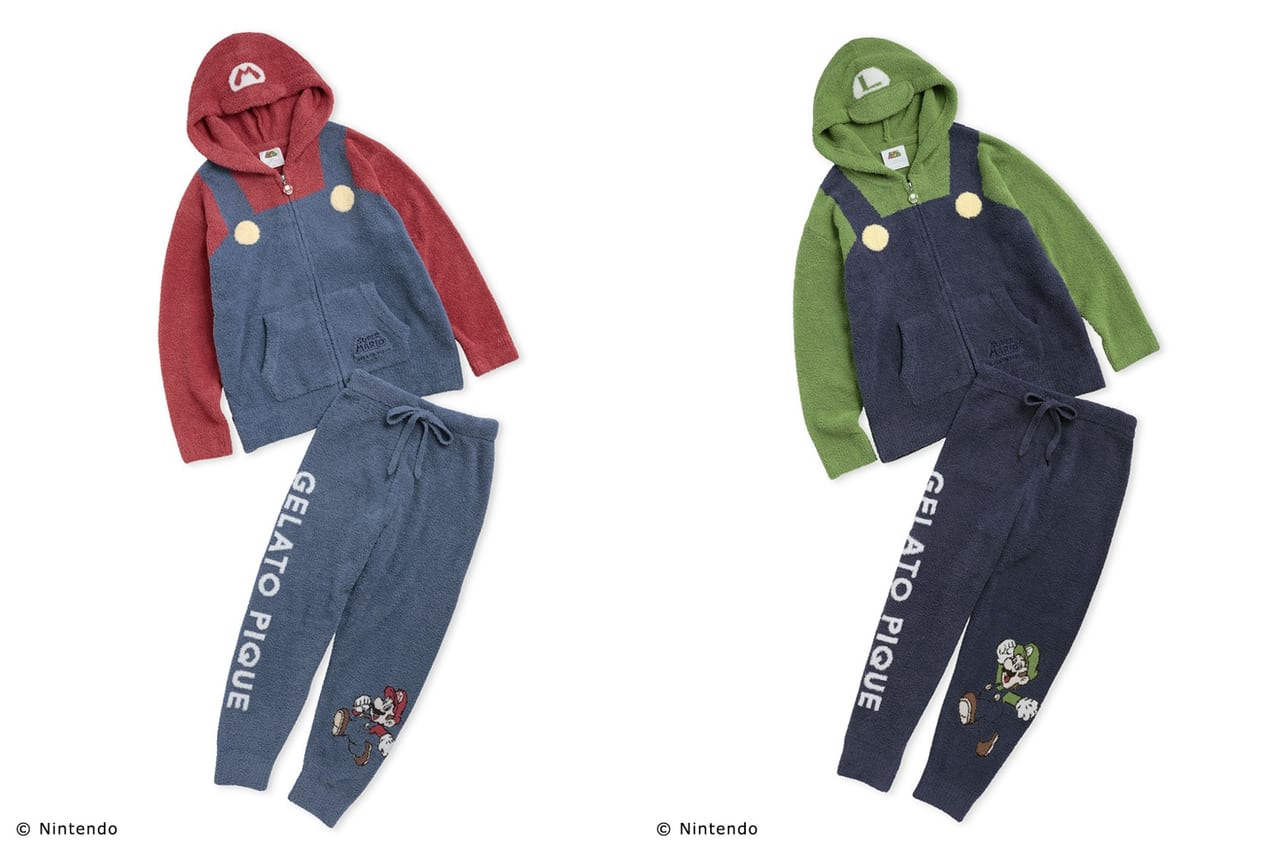 ジェラピケ」と『スーパーマリオ』のコラボアイテムが再び登場